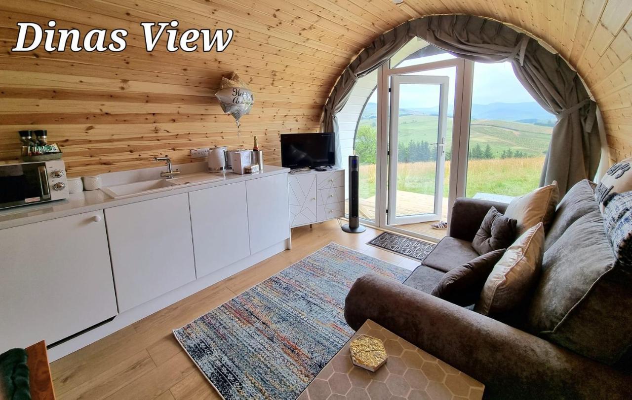 Forester'S Retreat Glamping - Dinas View Hotel Aberystwyth Bagian luar foto