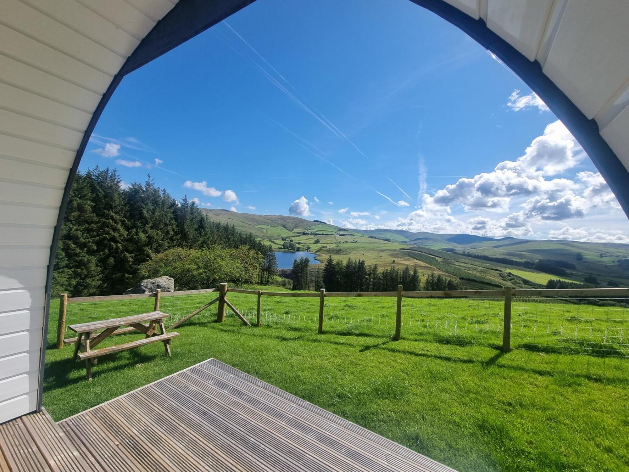 Forester'S Retreat Glamping - Dinas View Hotel Aberystwyth Bagian luar foto