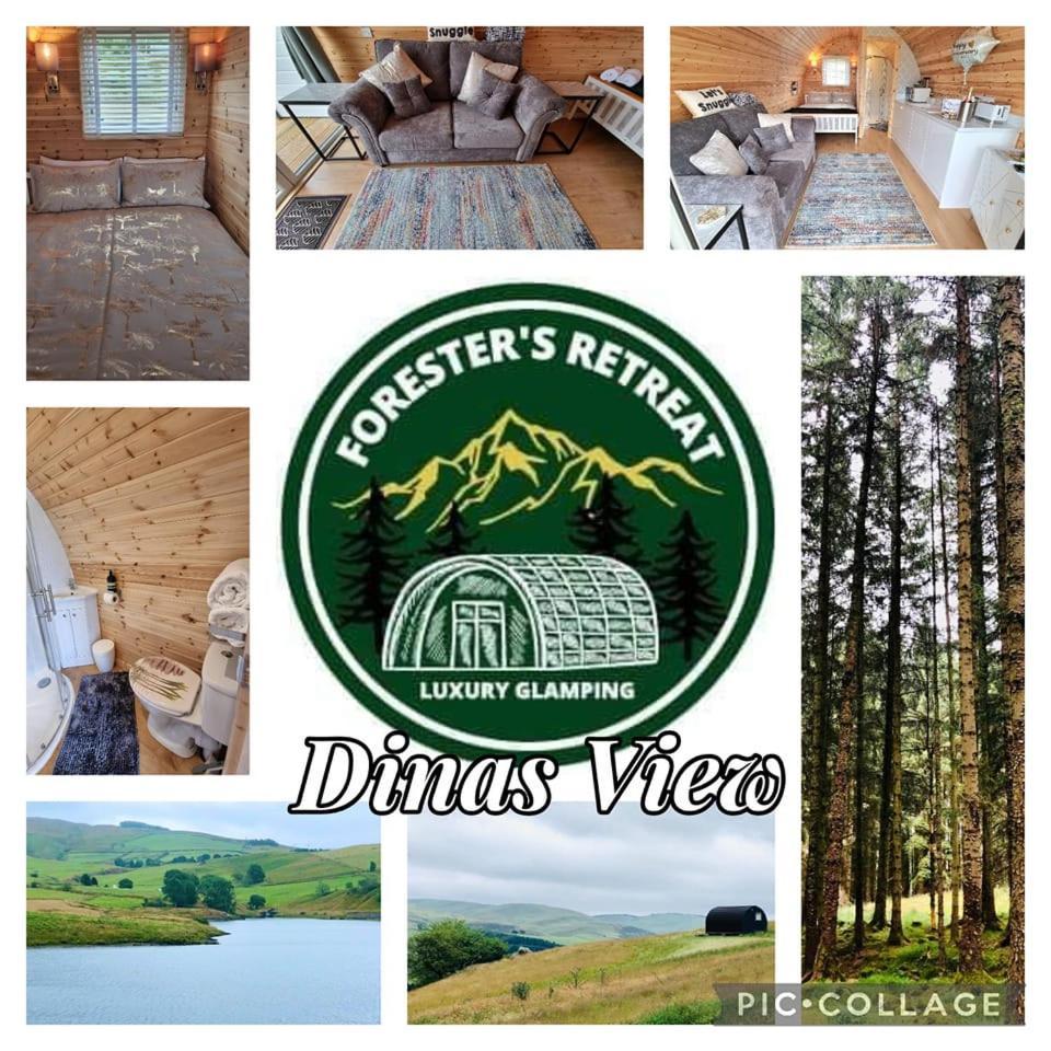 Forester'S Retreat Glamping - Dinas View Hotel Aberystwyth Bagian luar foto