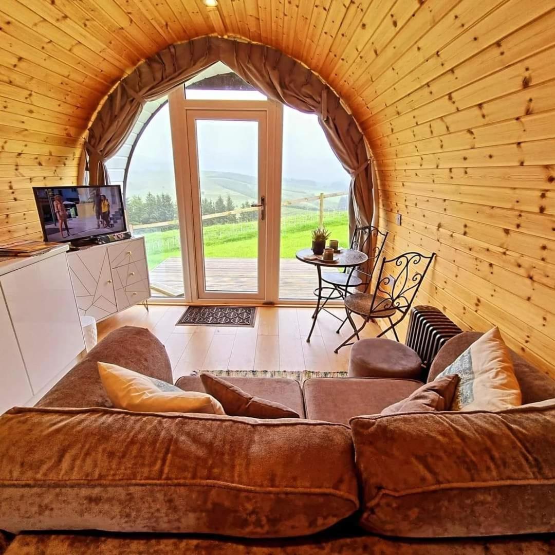 Forester'S Retreat Glamping - Dinas View Hotel Aberystwyth Bagian luar foto